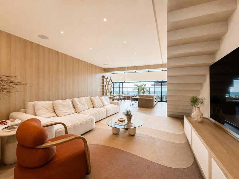Apartamento Frente mar no Edif�cio Sunrise Praia Brava 1