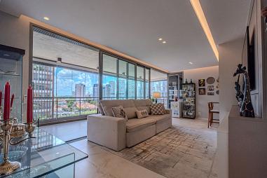 Apartamento impecável no Brooklin para locação, 167m2, 3 Suítes, 3 Vagas