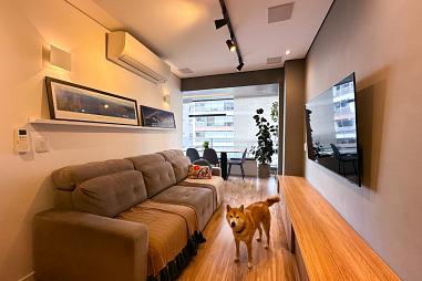 À venda Semi-mobiliado 64m² , 1 suíte e 1 vaga no Brooklin