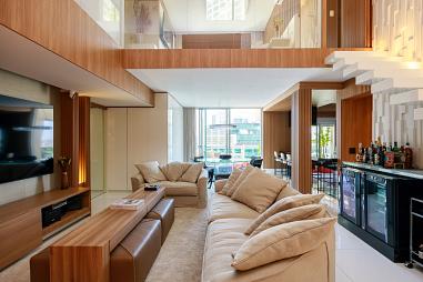 À venda apartamento Mobiliado de 190m2, 3 suítes e 2 vagas no Brooklin