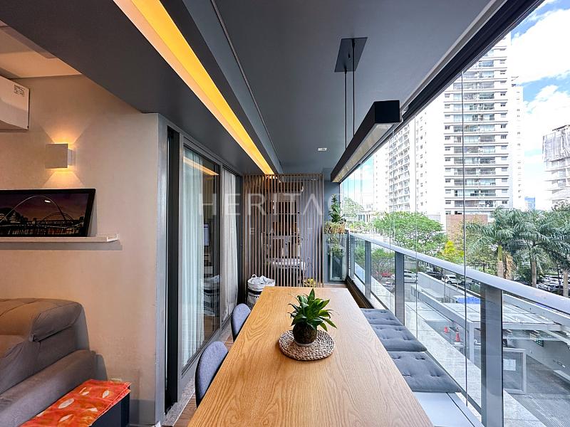 À venda Semi-mobiliado 64m² , 1 suíte e 1 vaga no Brooklin — foto 3