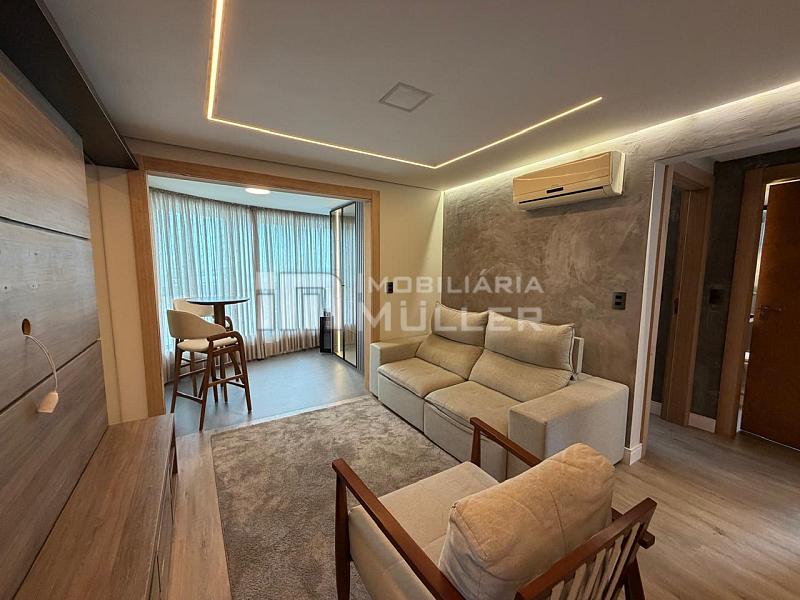 Apartamento mobiliado de alto padrão com 02 dormitórios no Centro! 76m² aluguel por R$ 5.500/mês - Centro, Itajaí - SC — foto 3