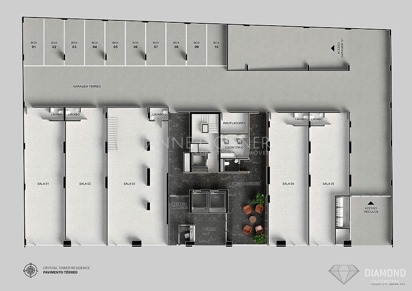 Oportunidade Comercial: Loja Térrea no Diamond Crystal Tower — foto 12