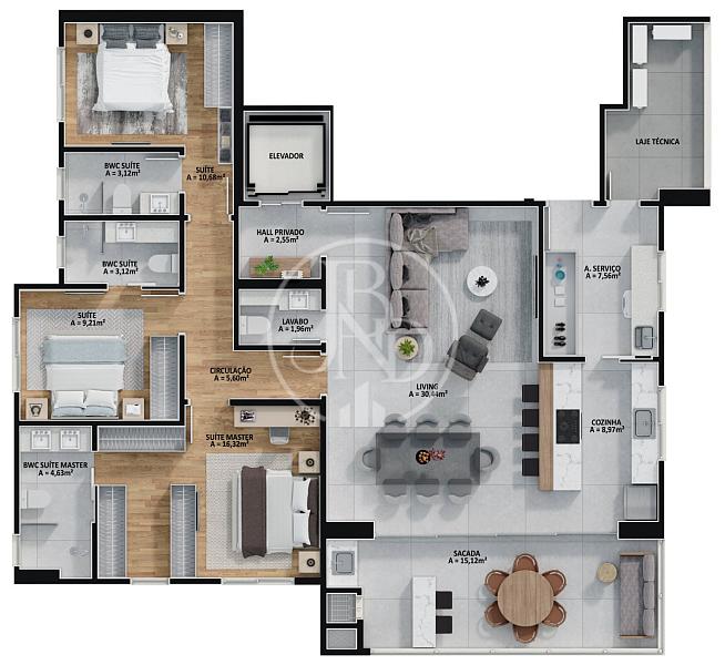 Apartamento no Residencial Vivacit� 41
