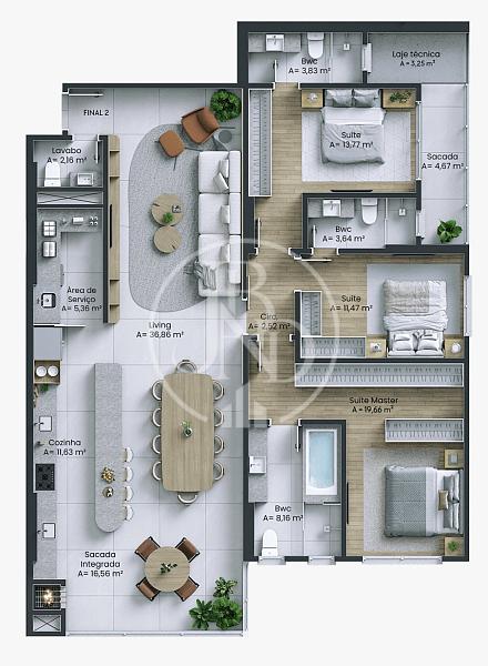 Apartamento no Residencial Monserrato 20