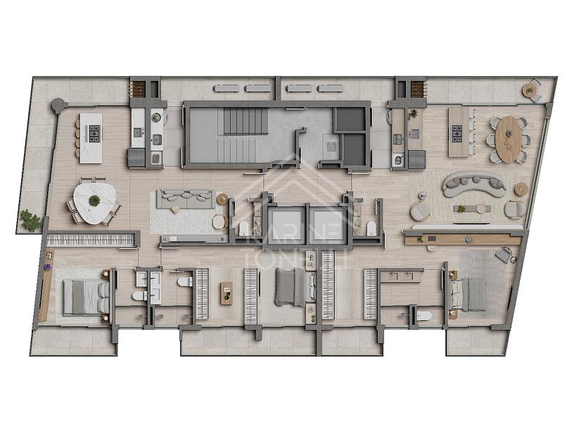 3 QUARTOS; 130 m² PRIVATIVO; BAIRRO ATIRADORES — foto 20
