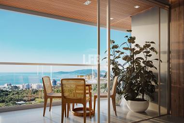 Apartamento com 3 quartos à venda, 88m², 2 banheiros, 2 garagens - Praia Brava - Itajaí