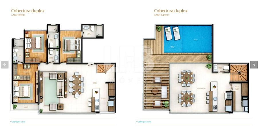 Cobertura Duplex no Costão da Brava na Praia Brava — foto 14