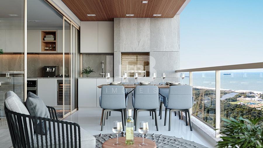 Apartamento Vista Mar na Praia Brava com 3 suítes — foto 3