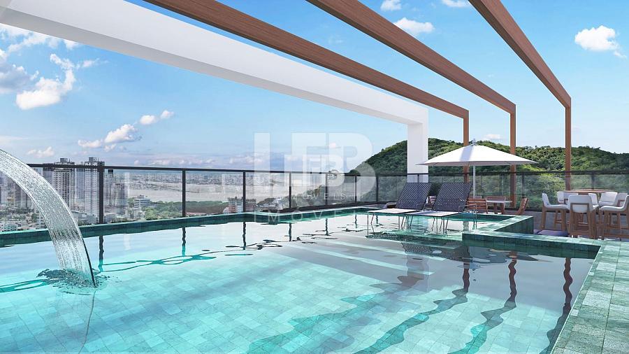 Apartamento com 2 dorm L'Aquamarine na Fazenda em Itajaí — foto 2