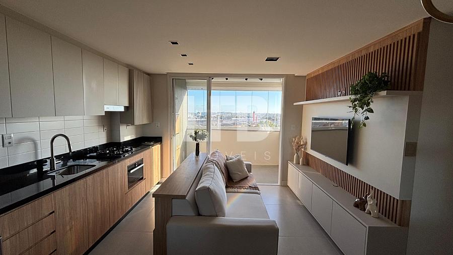 Apartamento no Bairro Sanvitto - Caxias do Sul com 2 dormitórios, completamente mobiliado e equipado — foto 2