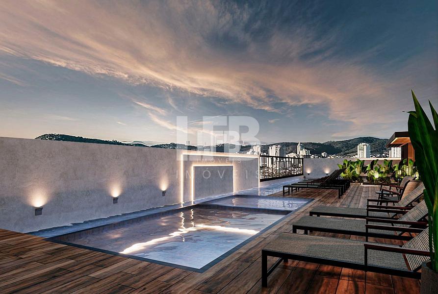 Apartamento no centro de Itajaí com living integrado e 2 suítes — foto 5