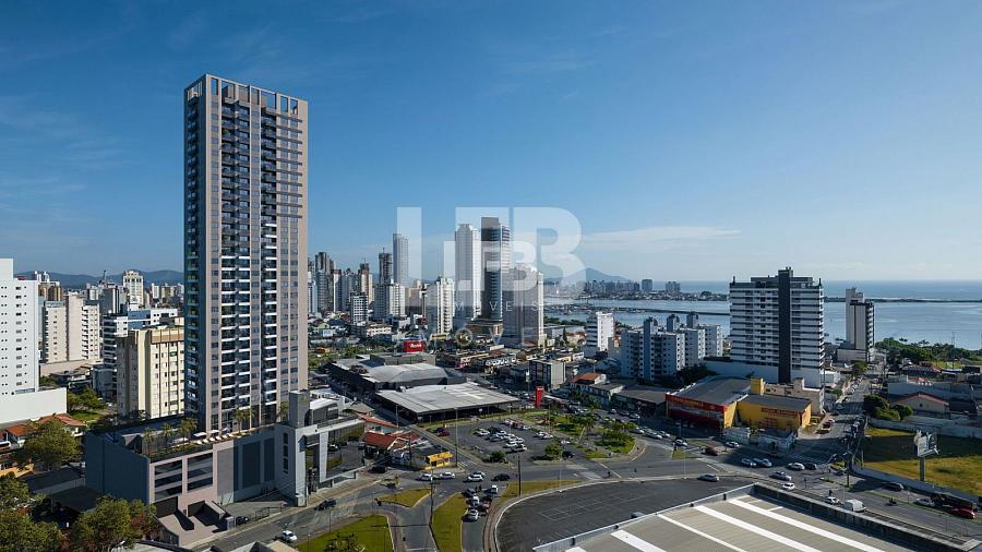 Apartamento no centro de Itajaí com living integrado e 2 suítes — foto 3