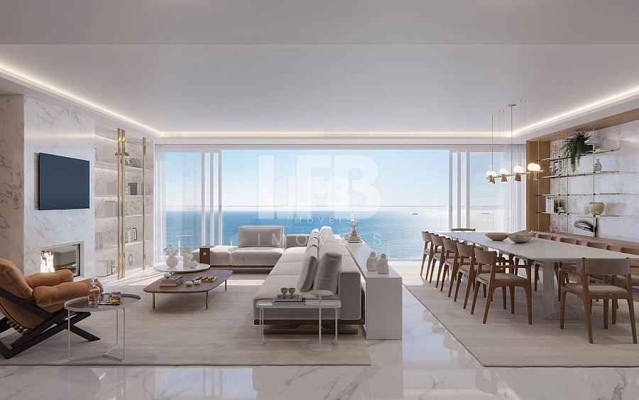 Apartamento com 4 Suítes com Piscina e SPA Frente Mar no Titanium em BC — foto 2
