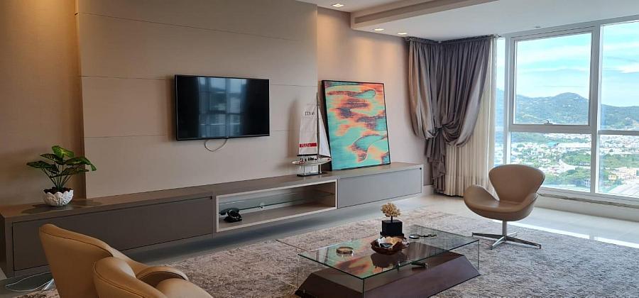 Apartamento com 220m², 4 su�tes e vaga molhada para embarca��o at� 40 p�s 1