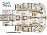 Planta Apartamento tipo 2 por andar - Sea's Palace