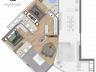 Planta Apartamento Duplex piso superior - Magnifique Tower