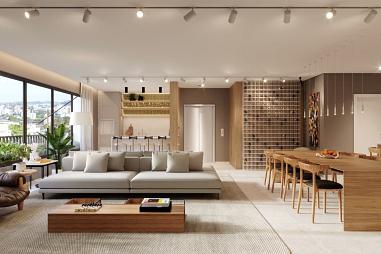 Apartamento com 4 quartos à venda, 207m², 6 banheiros, 2 garagens - Atiradores - Joinville