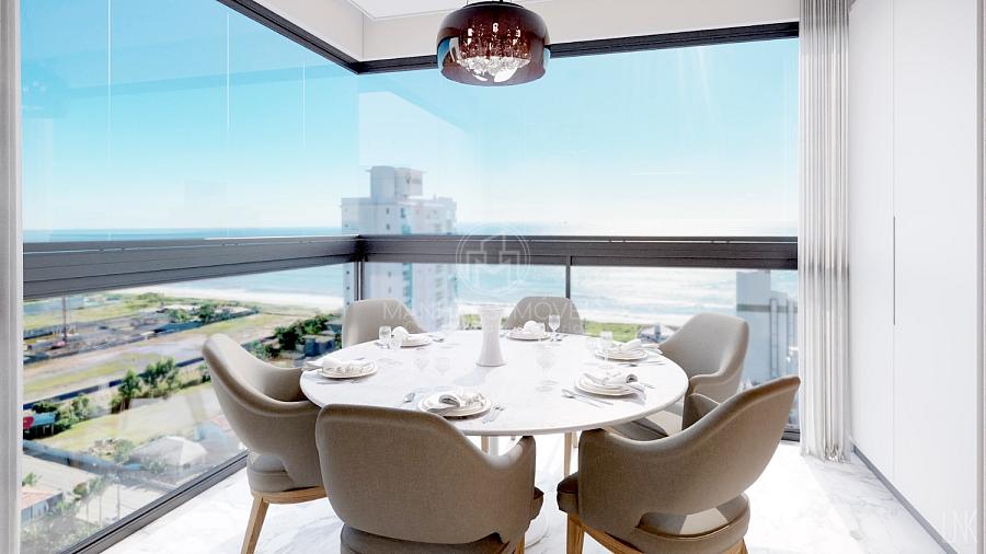 Apartamento Tipo 02: Sacada integrada