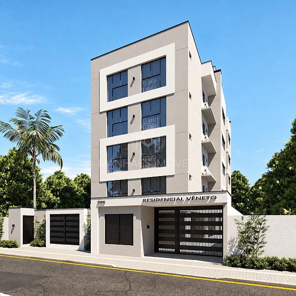 Fachada moderna do Residencial V�neto no bairro Costa e Silva em Joinville