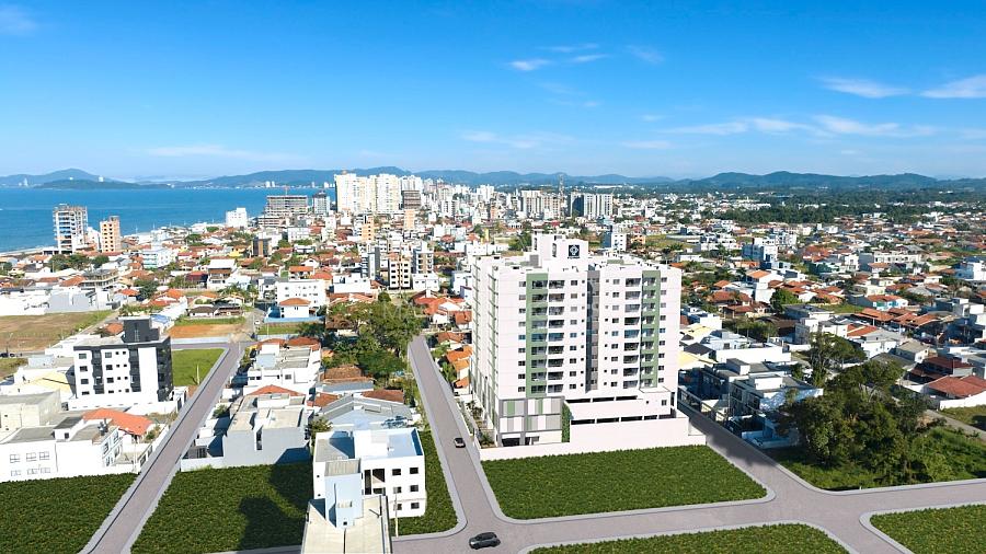 Marine Itajuba: 370 metros da praia (fotomontagem)