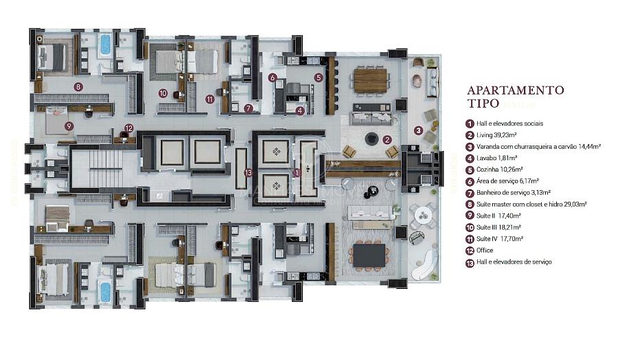 Apartamento 4 Suítes | L'atelier Concept Homes | Itapema SC — foto 5
