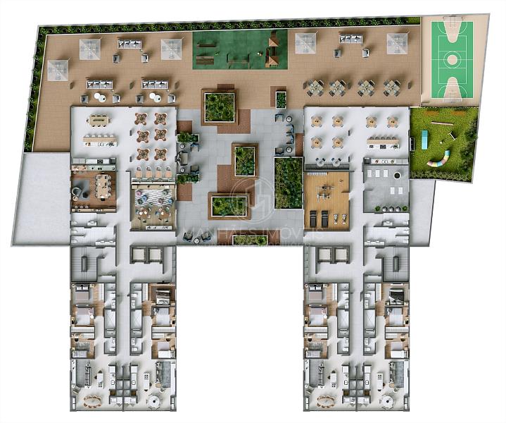 Apartamento 2 Dormitórios com Suíte 62 m² Ekoa Residence Santo Antônio — foto 26