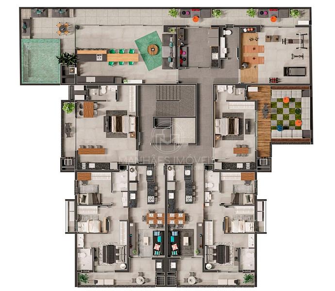 Apartamento de 3 Quartos com Design Moderno Vibe 1285 Bucarein — foto 14