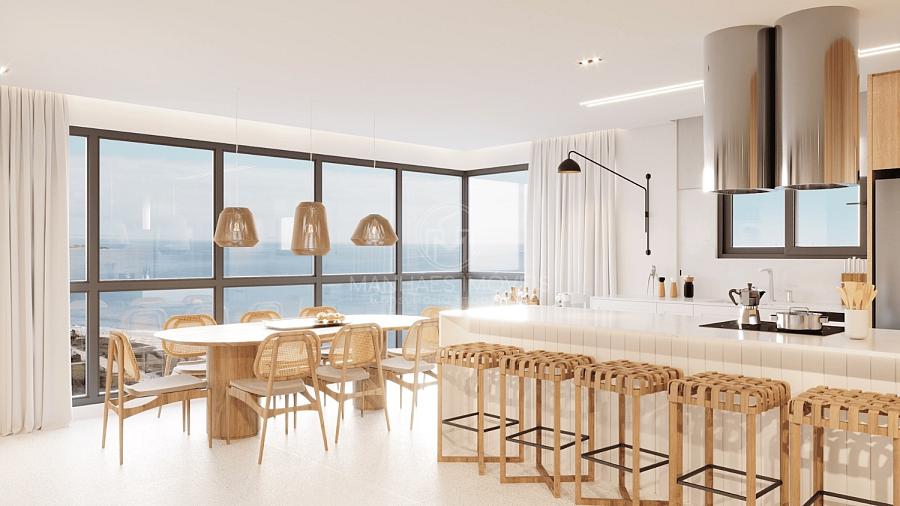 Apartamento Tipo: Living integrado