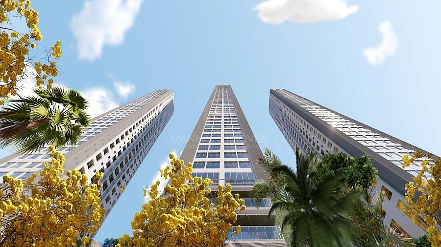 Garden Park Home Club | Trs torres com 25 metros de distncia entre elas