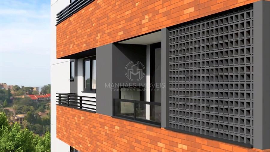 Apartamento com 69m�: Sacada com churrasqueira