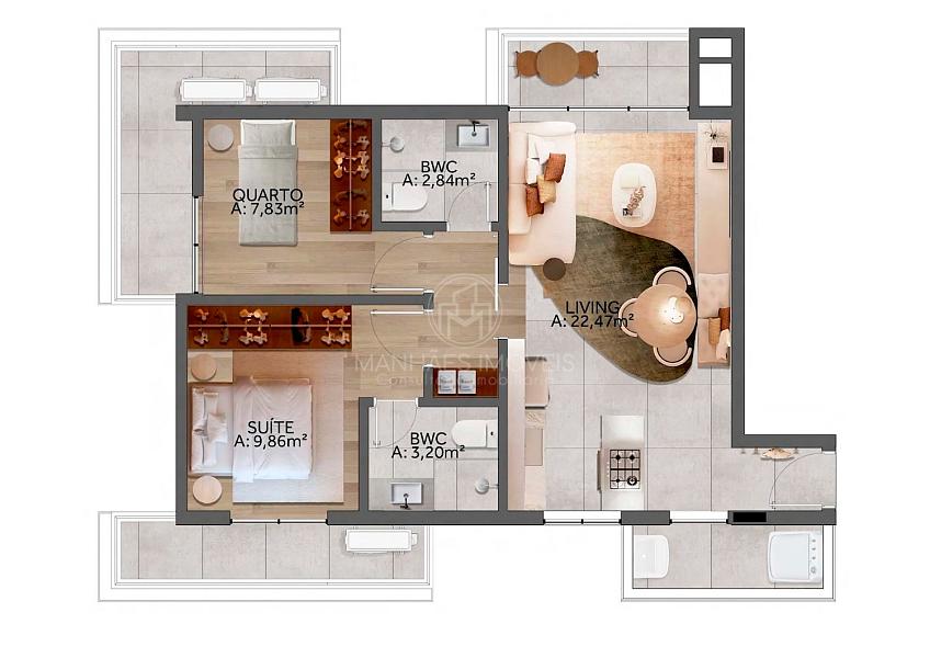 Apartamento Alto Padrão 77 m² | Celebration América — foto 6