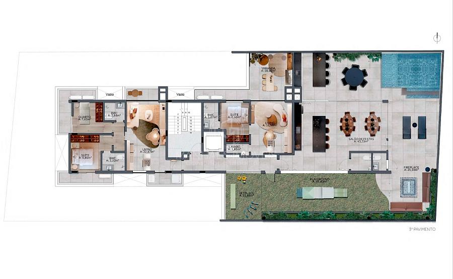 Apartamento Alto Padrão 77 m² | Celebration América — foto 27