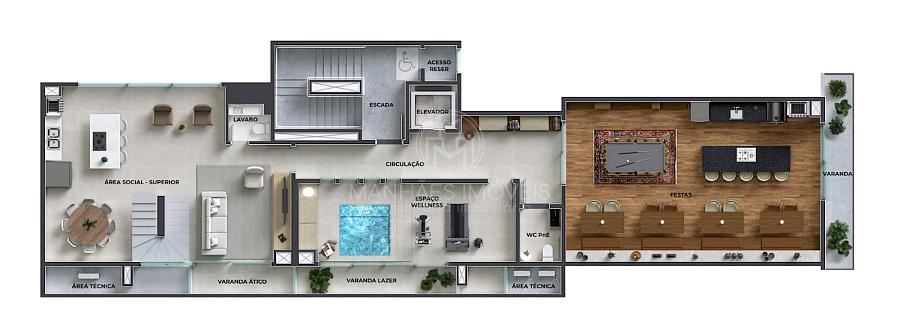 Apartamento com 3 suítes à venda no Terrano em Campo Alegre — foto 9