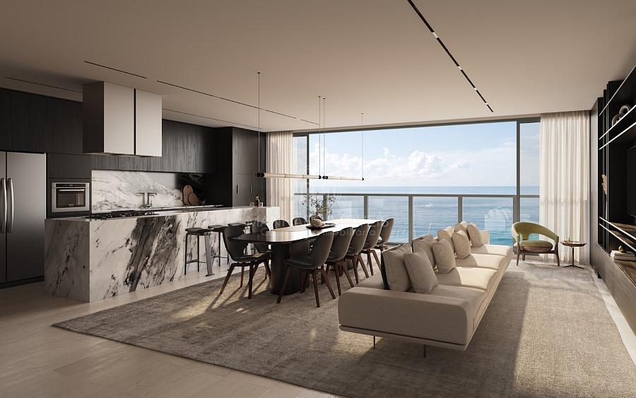 Apartamento Final 01: Living integrado