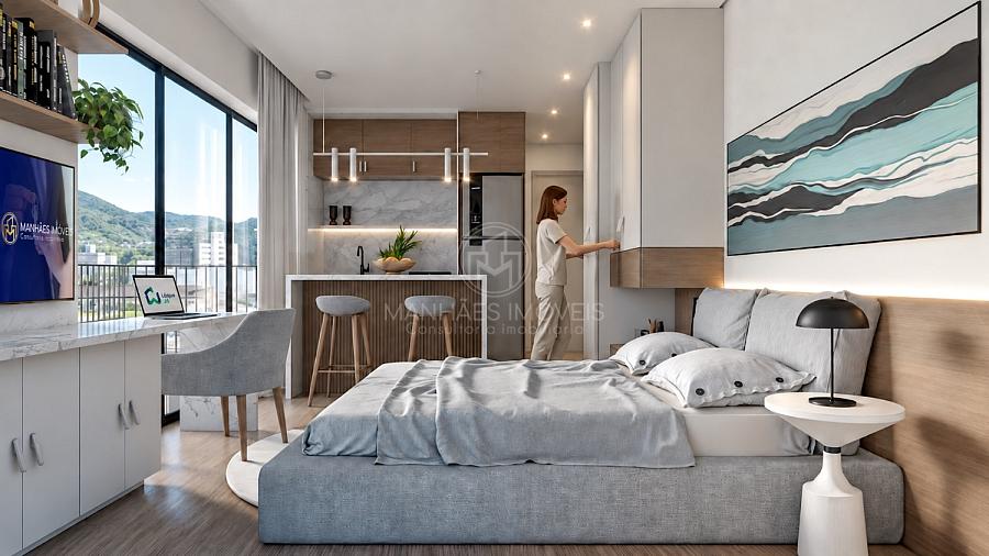 Loft decorado de 25 m� no Blend