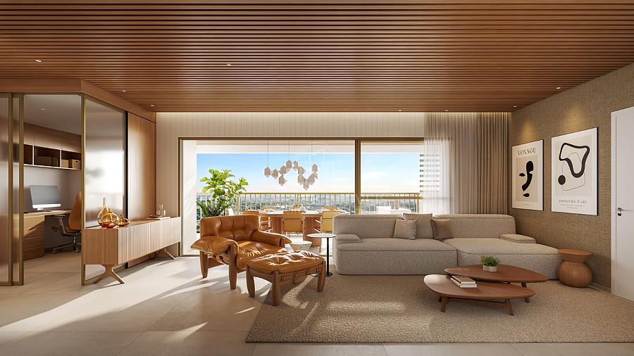 Apartamento Final 01: Amplo Living