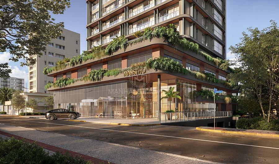 Massimo | Fachada do Espao comercial com 5 salas