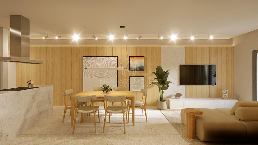 Apartamento Tipo 01: Living