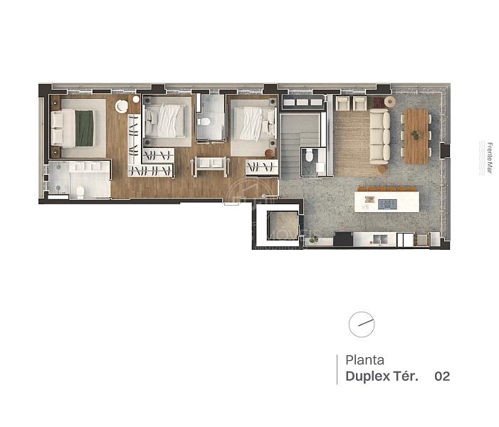 Cobertura Duplex 216 m² | Praia da Armação | Penha SC — foto 5