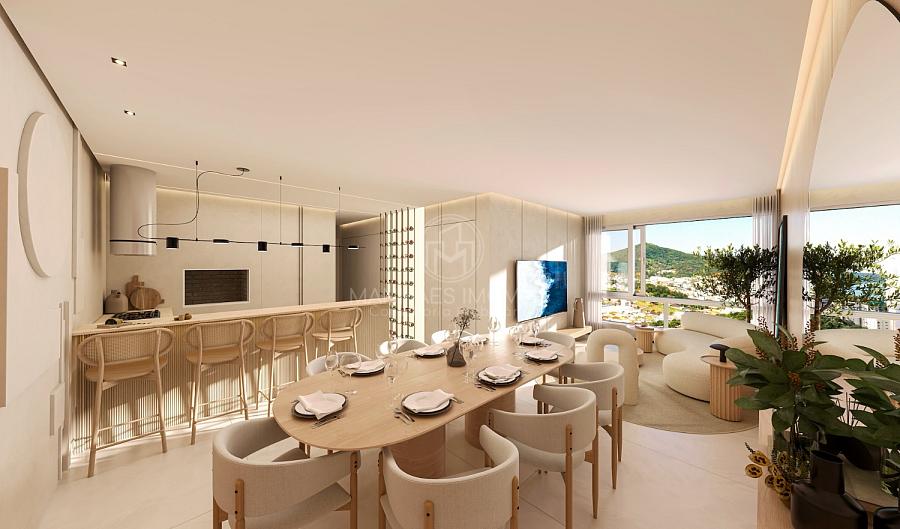 Apartamento de 102m�: Living Integrado