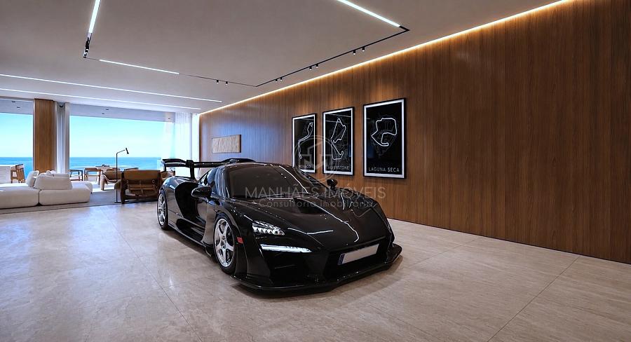 Mans�o Suspensa: Living com Sky Garage