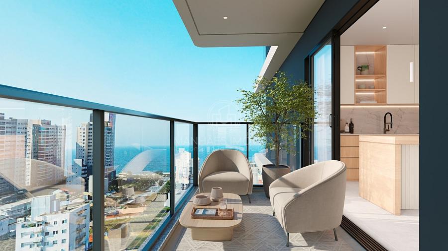 Imagens ilustrativas do Apartamento Tipo 01: Sacada