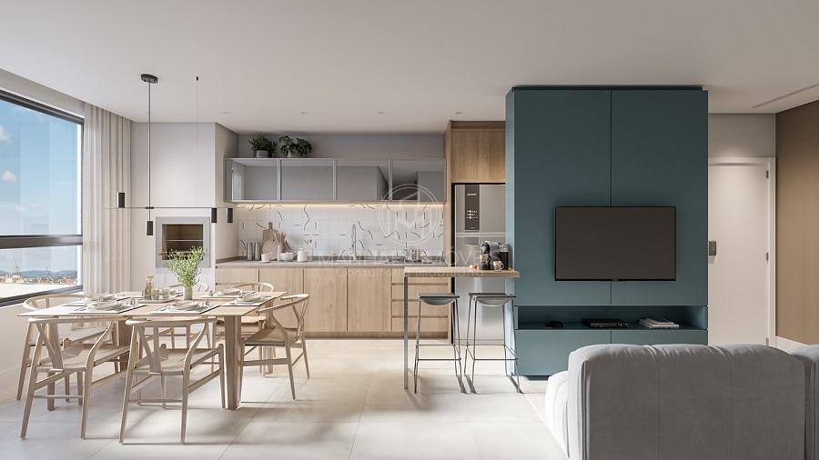 Apartamento tipo 3B: Living