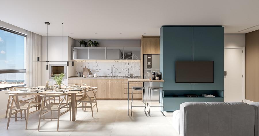 Apartamento com 3 dormit�rios: Living integrado
