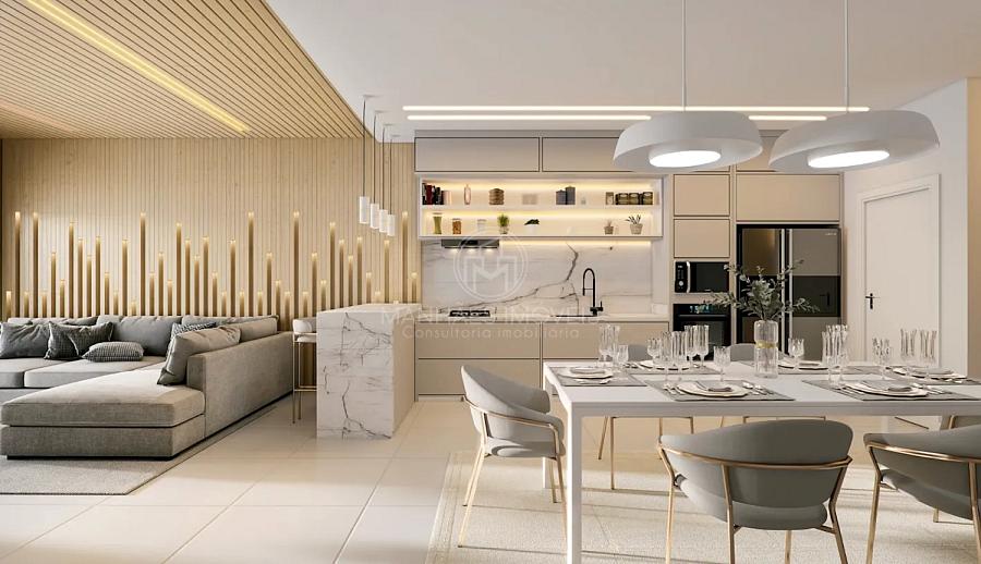 Apartamento na Planta: 3 Suítes e Living Integrado no Ilha de Sardenha – Porto Belo — foto 3