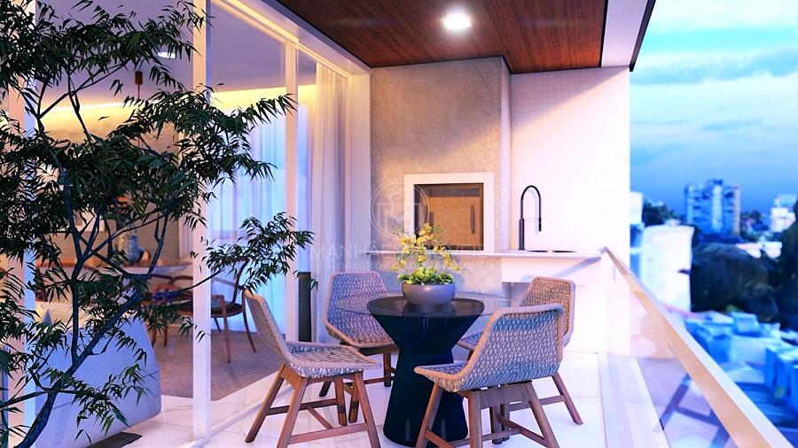 Apartamento Final 01: Sacada com Churrasqueira