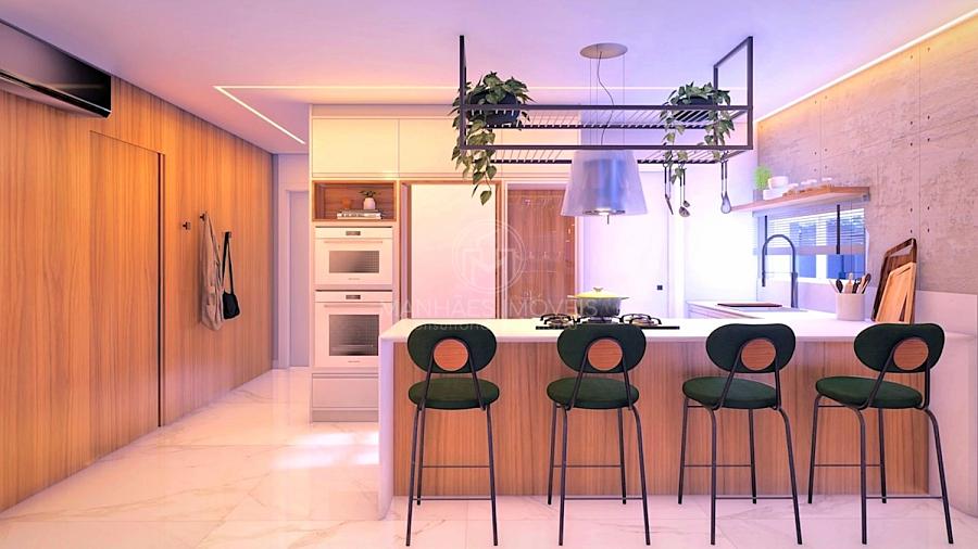 Imagens do Apartamento Tipo - Final 01: Living com Cozinha integrada