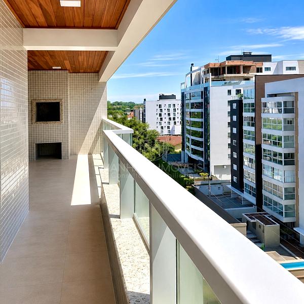 Apartamento com 3 dormit�rios: Sacada com churrasqueira