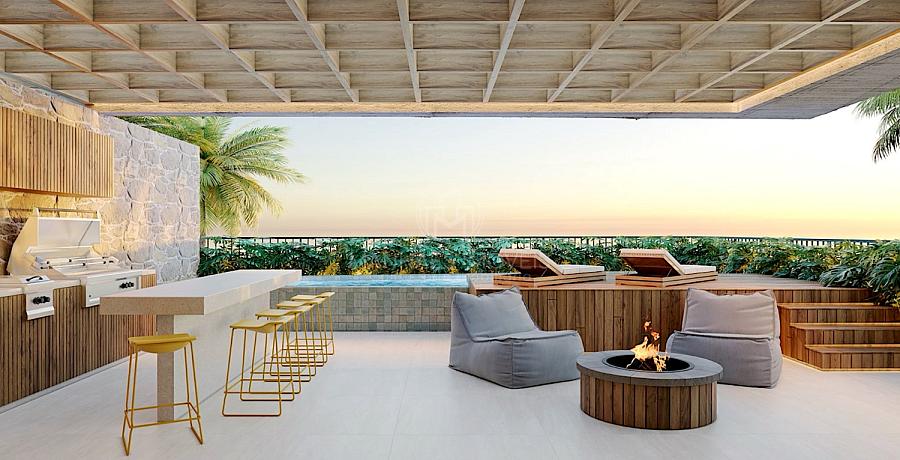 Apartamento Garden: Terrao com piscina privativa